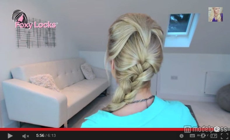 Imogen Foxy Locks「Volumised French Braid Hair Tutorial ~ Frozen Elsa」／YouTubeより