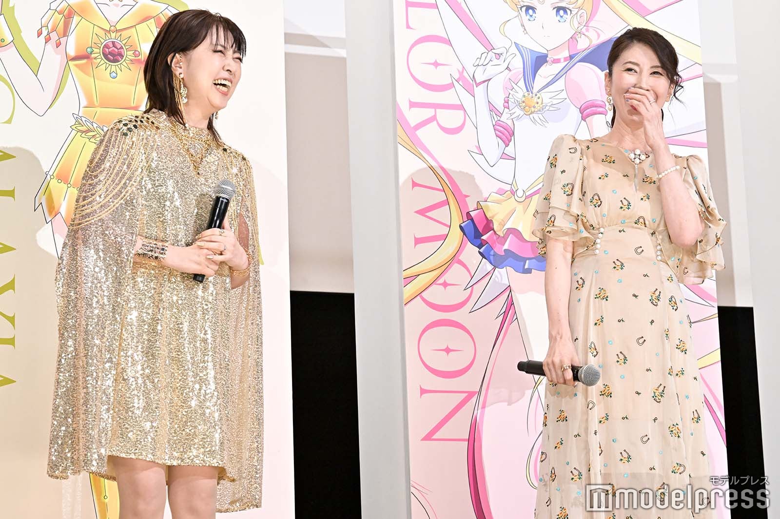 林原めぐみ、三石琴乃（C）モデルプレス