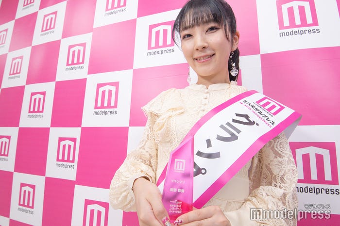 「ミス・ミスターモデルプレスオーディション PRESENTSモデルプレス リポーターオーディション」グランプリ・服部彩香さん(C)モデルプレス