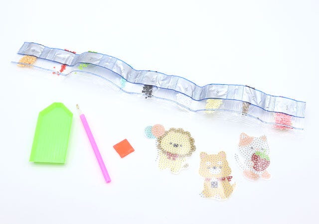 ビーズアートシールキット セット内容 ビーズアートシールキット セット内容