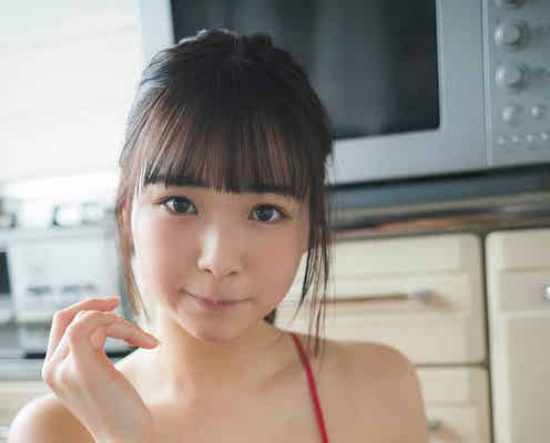 「ミスマガジン2021」天野きき、豊満バスト披露 お菓子作りで甘いひととき