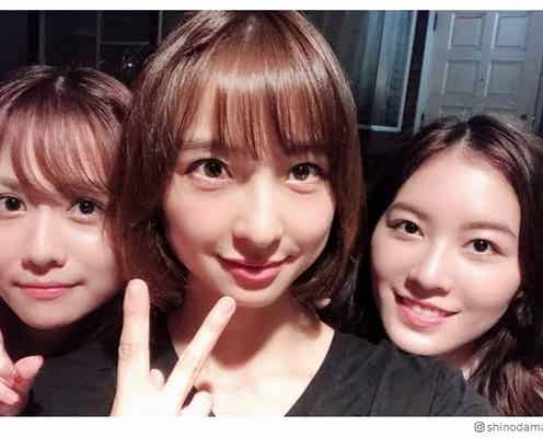 篠田麻里子、復帰のSKE48松井珠理奈との写真公開「おかえり」