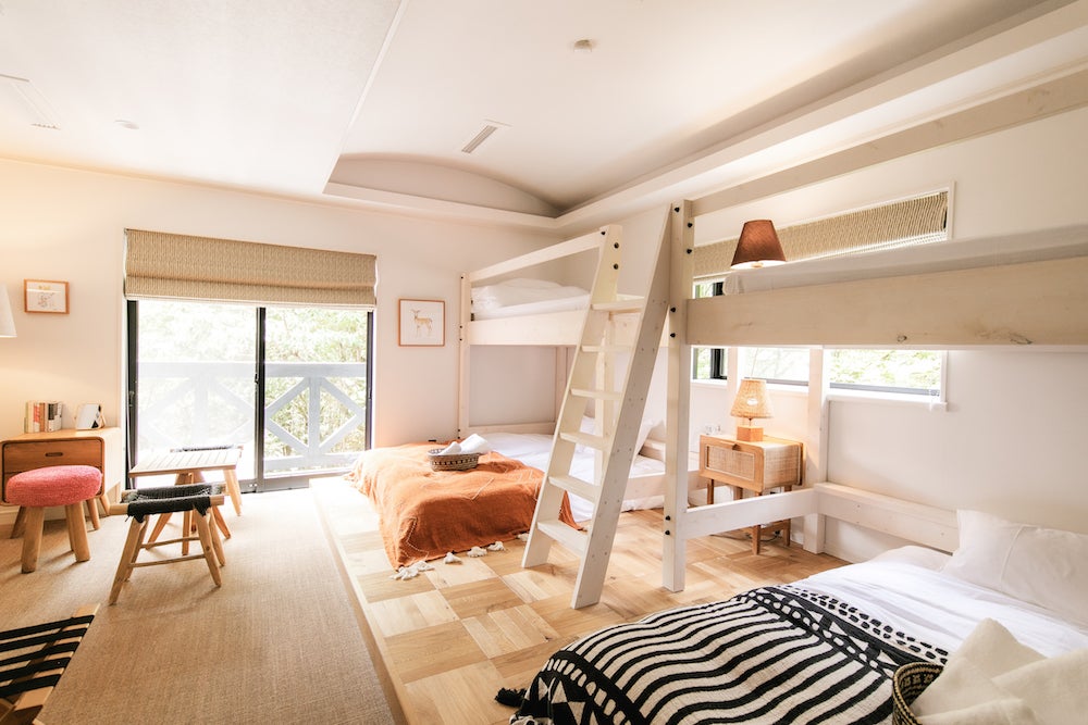 四万十川源流、森の国『水際のロッジ』／画像提供：サン・クレア