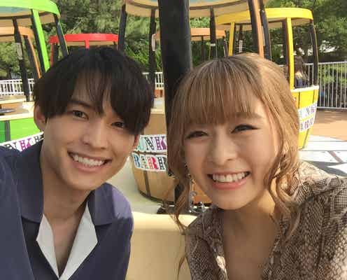 SixTONES松村北斗&森七菜、遊園地デートシーンのオフショット公開<ライアー×ライアー>