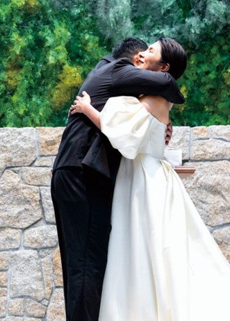 くわばたりえ夫妻（提供写真）