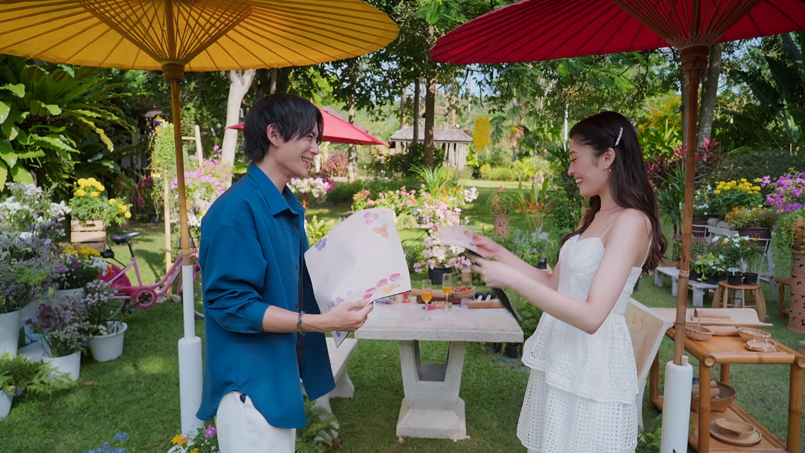 長田寛太、平松里菜「バチェロレッテ・ジャパン」シーズン4エピソード4（C）2026 Warner Bros. International Television Production Limited. All Rights Reserved.