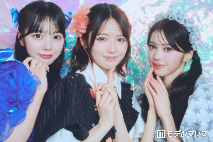 (左から)増田彩乃、鎮西寿々歌、中山こはく(C)モデルプレス