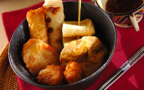 コチュジャンダレをつけていただく、韓国風おでん