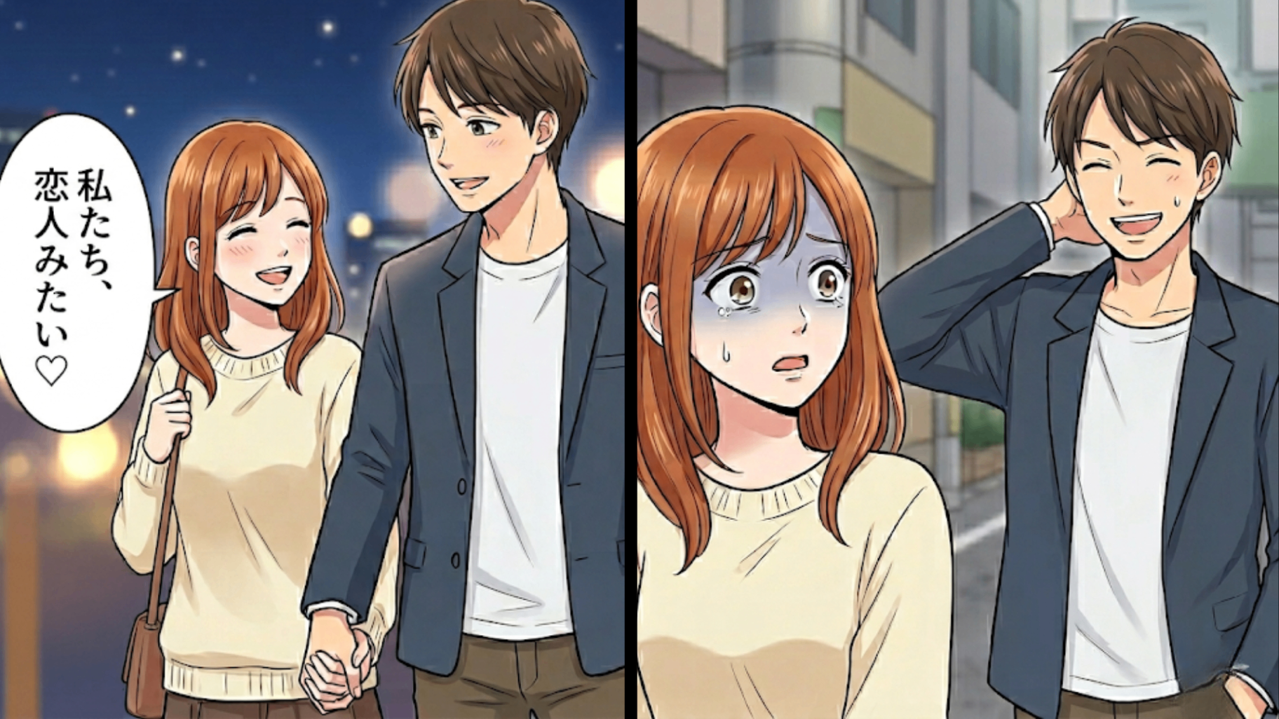 「私たちって付きあってるよね？」彼に勇気を出して聞くと...【とんでもない発言】をされて、主人公絶句！？