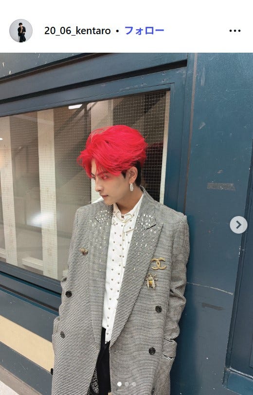 中村健太朗Instagramより