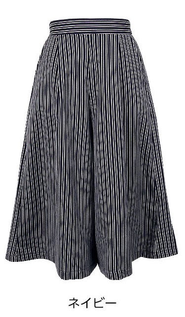 ストライプ柄フレアガウチョパンツ「神戸レタス」1190円（税込）／画像提供：神戸レタス