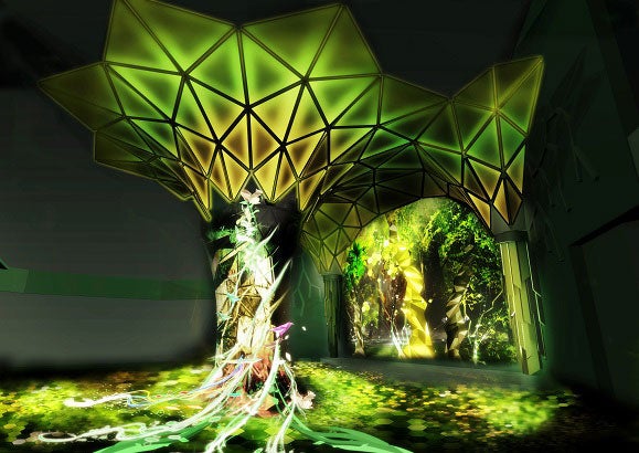 センターツリー／画像提供：株式会社バンダイナムコエンターテインメント