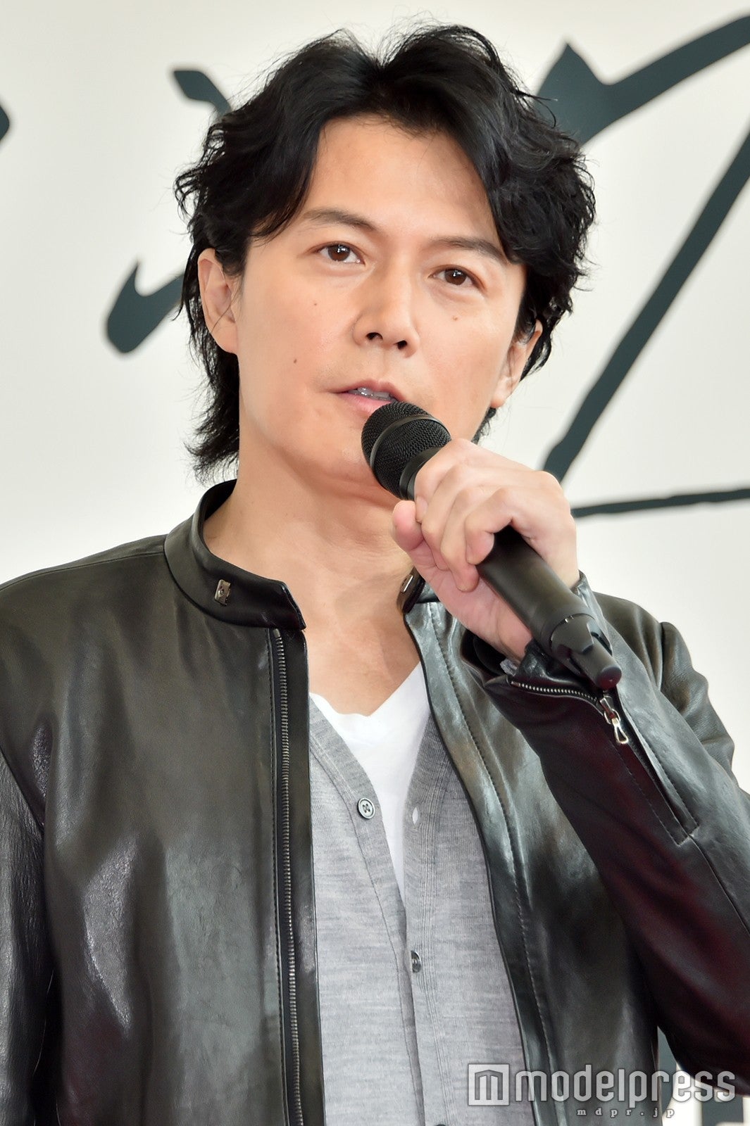 福山雅治／制作発表会見より（C）モデルプレス