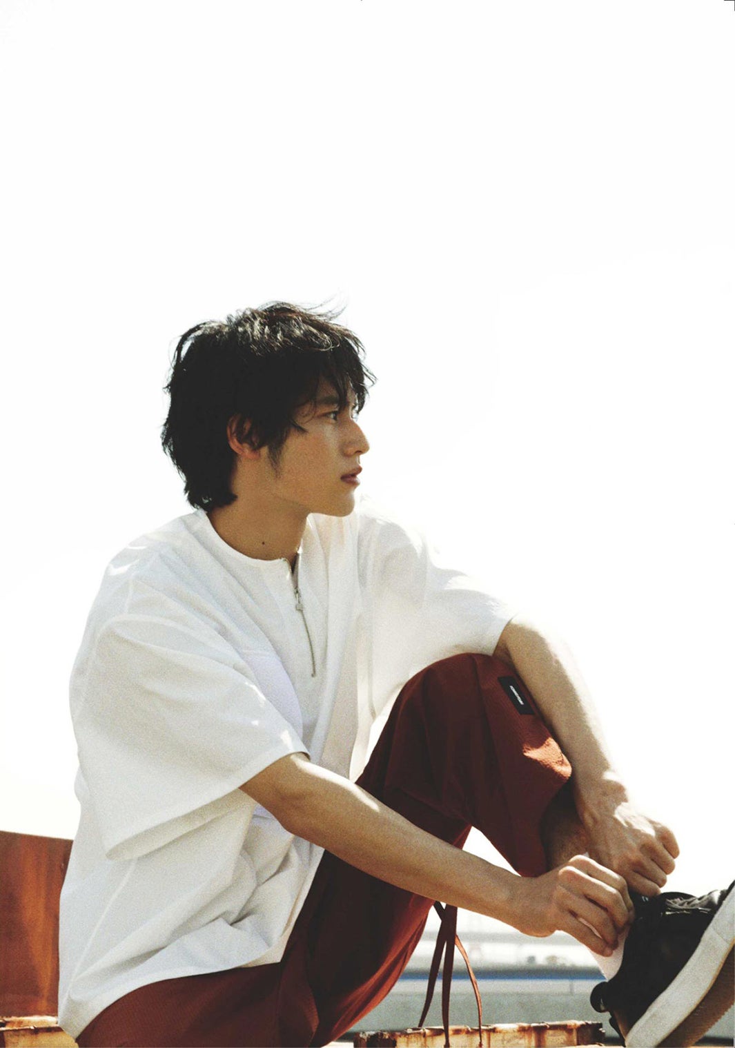 岡田健史／「Audition blue」6月号（C）白夜書房