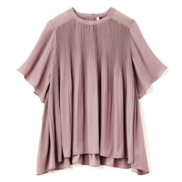 しまむら　体型カバーコーデ　細見え　袖フレアプリーツブラウス　バニラスタジオ