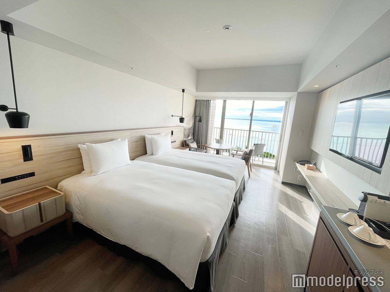 エグゼクティブルームオーシャンビュー（ツインベッド）（C）モデルプレス