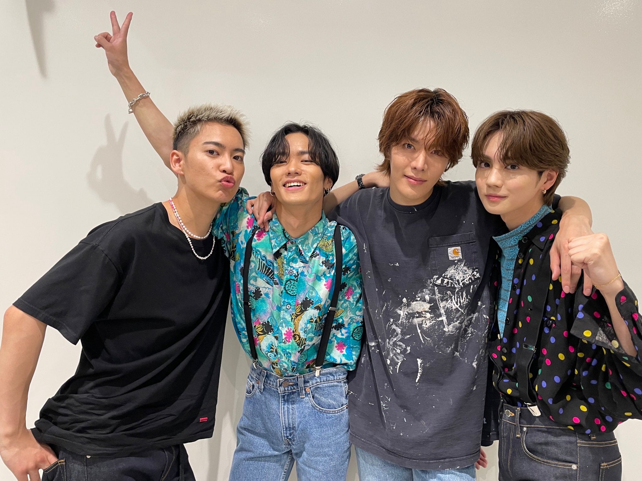 THE RAMPAGE川村壱馬＆吉野北人＆NCT 127ユウタ＆BE:FIRST・RYOKI「ハイロー」メンバーが再集結 密着仲良しショットに反響「眼福すぎる」「最強の4人」