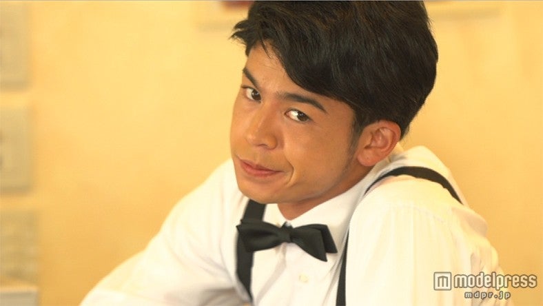 鋭い眼差しで、悪役を好演／テラハの菅谷哲也