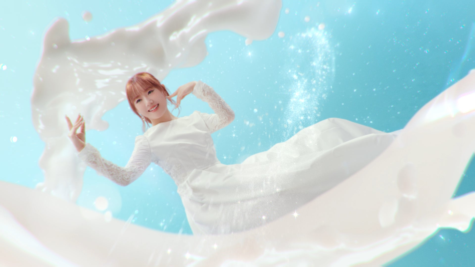 ME:I／新CM「特濃ワンダーランド 塩ミルク」篇より（提供写真）