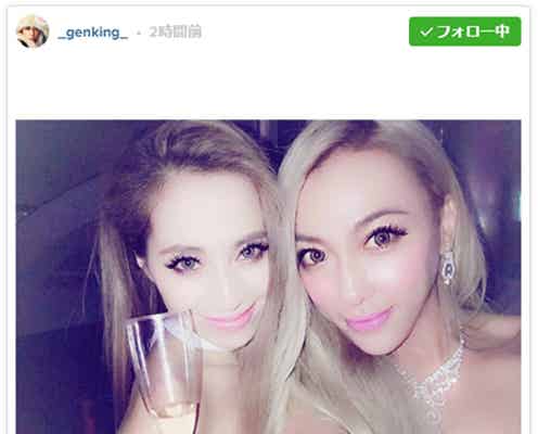 GENKING、“そっくりさん”の荒木さやかと“双子”ショット  「2人とも極上の美人」の声