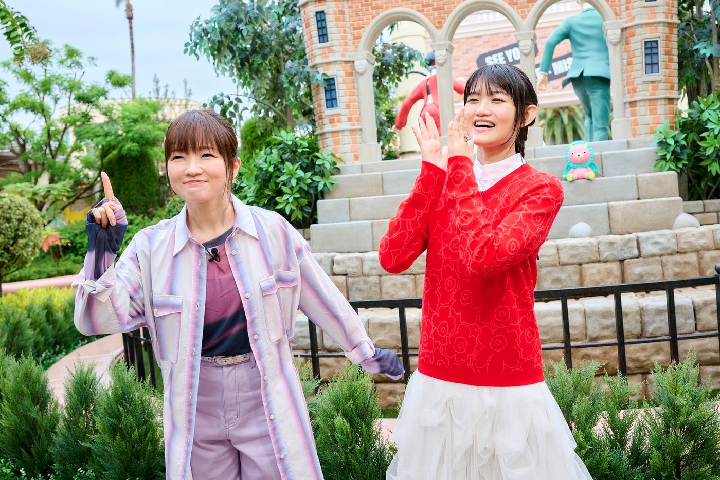 種﨑敦美、早見沙織／画像提供：ユニバーサル・スタジオ・ジャパン
