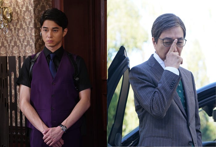 ボクちゃん&リチャード/東出昌大、小日向文世(C)2020「コンフィデンスマンJP」製作委員会