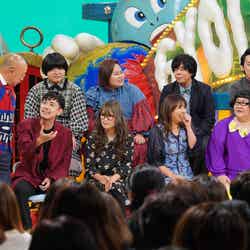 （前列左から）笑福亭鶴瓶、成田凌、ギャル曽根、野呂佳代、安藤なつ（後列左から） おかずクラブ、宮下草薙（C）日本テレビ