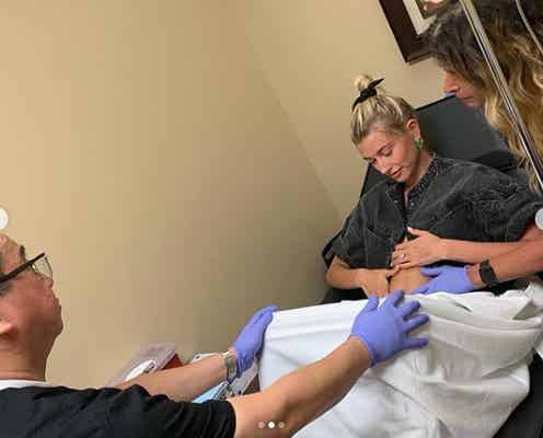 ジャスティン・ビーバー、妻・ヘイリーの“出産ショット”を公開?