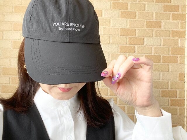 3COINS　UVCAP　つばが長め