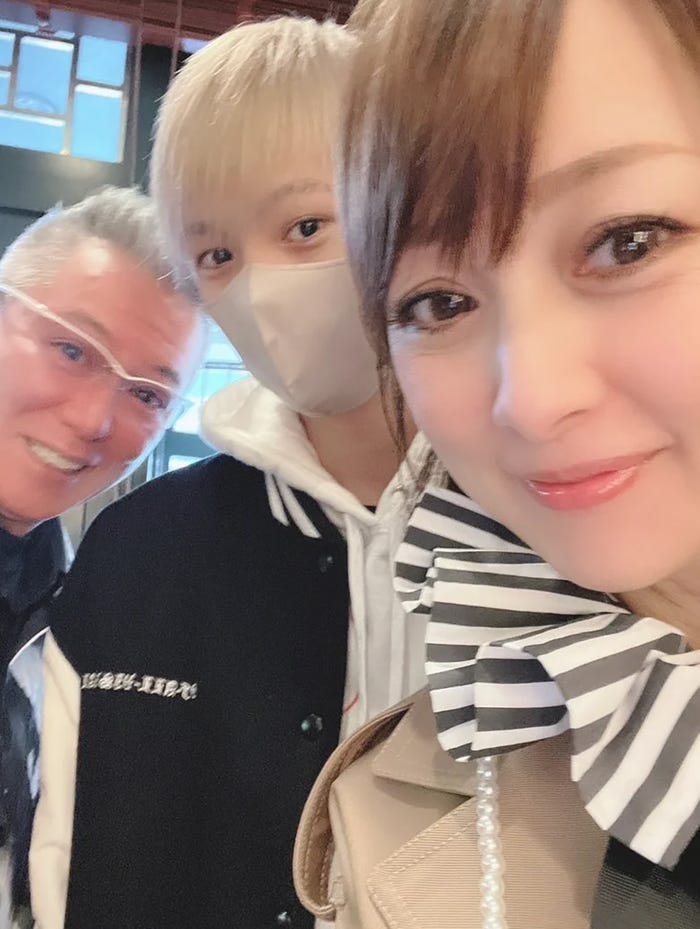 矢島昌樹、矢島名月、渡辺美奈代/渡辺美奈代公式ブログより