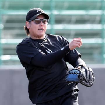 阪神・梅野が沖縄での自主トレ公開 「例年より早くグラウンドでやるべきことをできている」