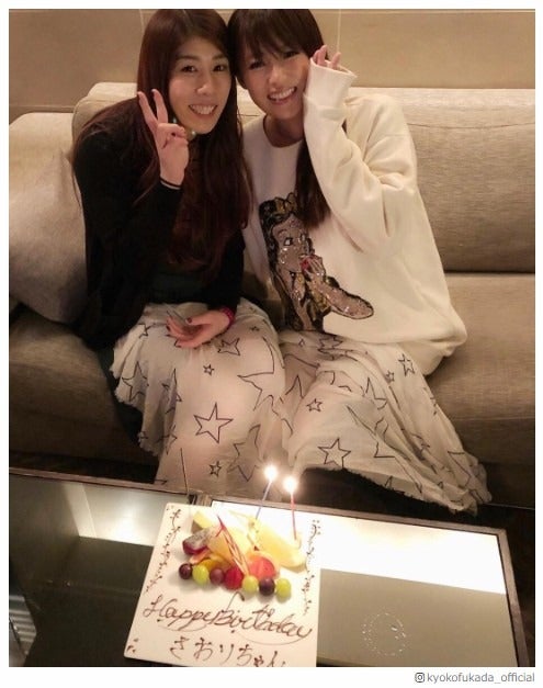 深田恭子、吉田沙保里バースデー祝福も“正直な告白”「沙保里ちゃんが私のインスタ見ません様に」