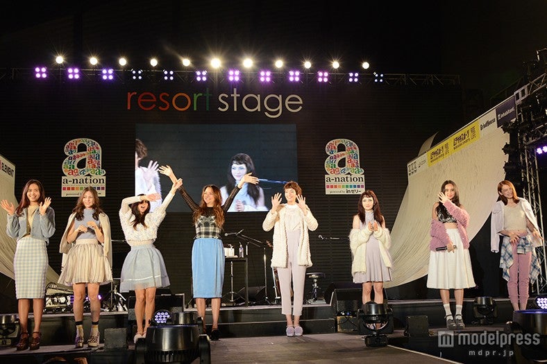 屋外ファッションショー「a‐nation＆GirlsAward lsland collection by sweet」が開催
