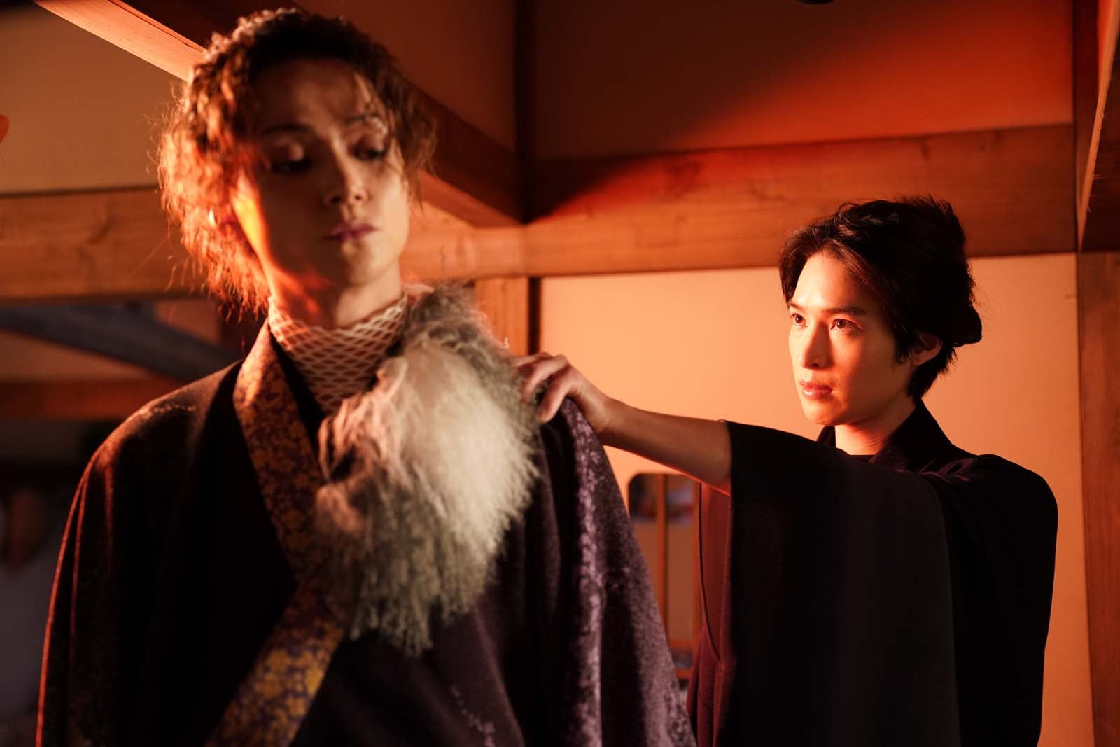 三浦涼介、阪本奨悟「君とゆきて咲く～新選組青春録～」第8話より（C）テレビ朝日