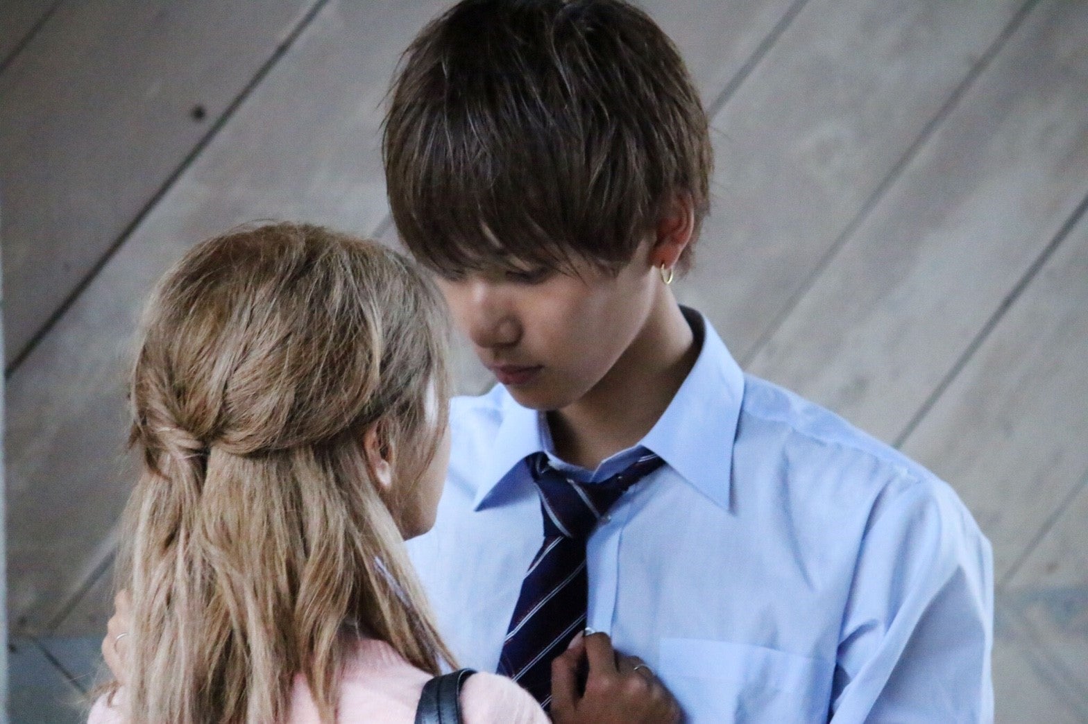 なちょす＆那須泰斗／メイキングカット（提供写真）