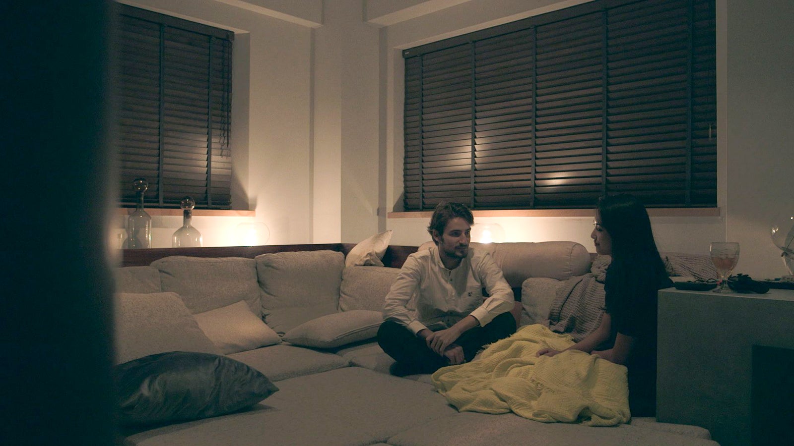 ジュゼッペ、春花「TERRACE HOUSE TOKYO 2019-2020」24th WEEK（C）フジテレビ／イースト・エンタテインメント