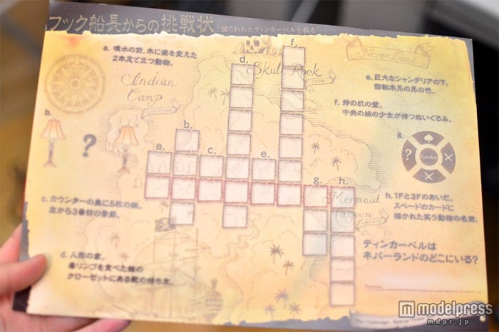 写真は前回の「フック船長からの挑戦状」の暗号