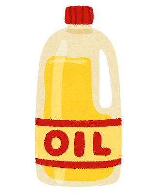 料理用油・サラダ油のイラスト