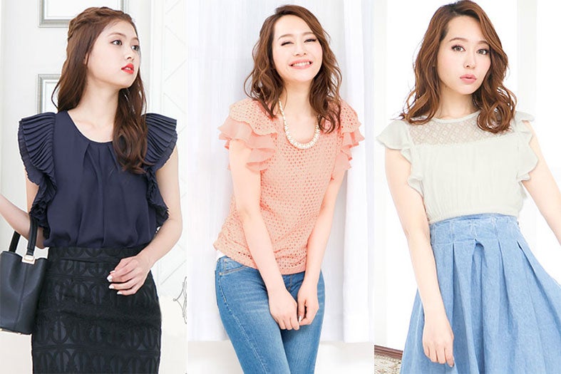 むちむち二の腕カバー！「フリル袖ブラウス」で可愛く着痩せ