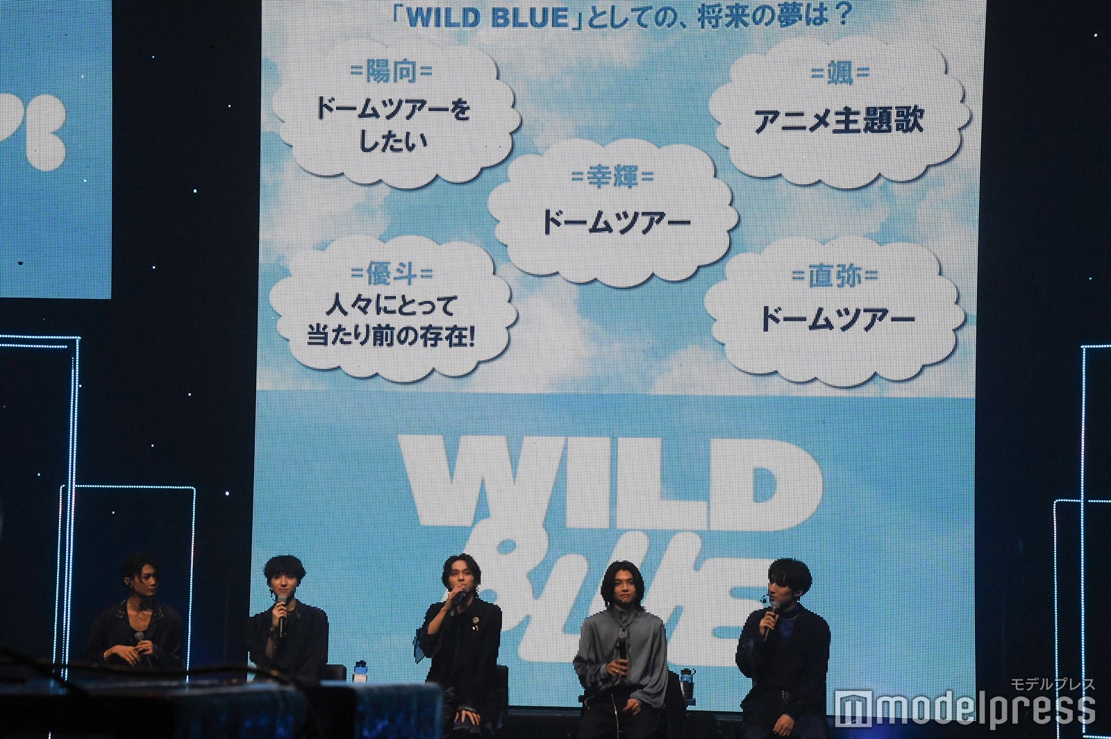WILD BLUE「将来の夢は？」（C）モデルプレス