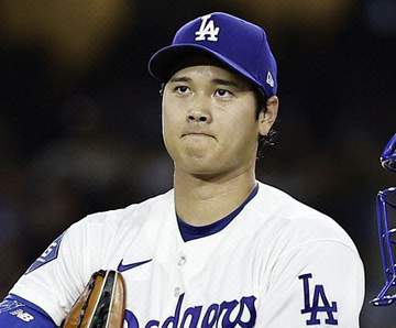 大谷翔平が四回にソロ被弾 ABSチャレンジでストライク→ボールに判定覆った直後、メリルにバックスクリーンへ運ばれる 今季4被弾目