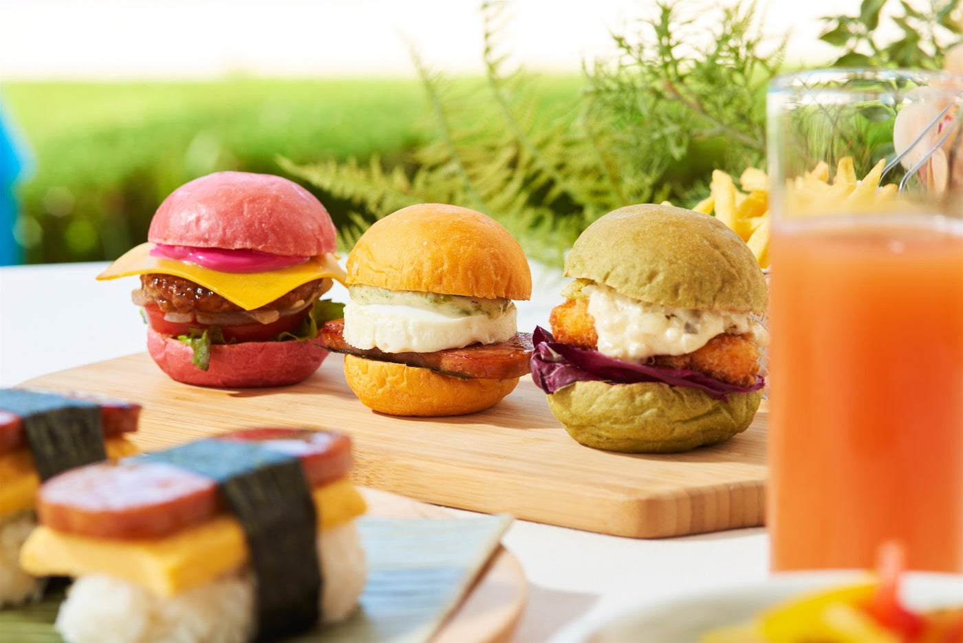 3色スライダーバーガー/提供画像