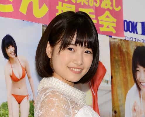 HKT48朝長美桜、美バスト評価に照れ メンバーからは「触られる」