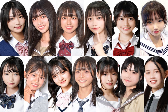 「JCミスコン2023」ファイナリスト13人(提供写真)