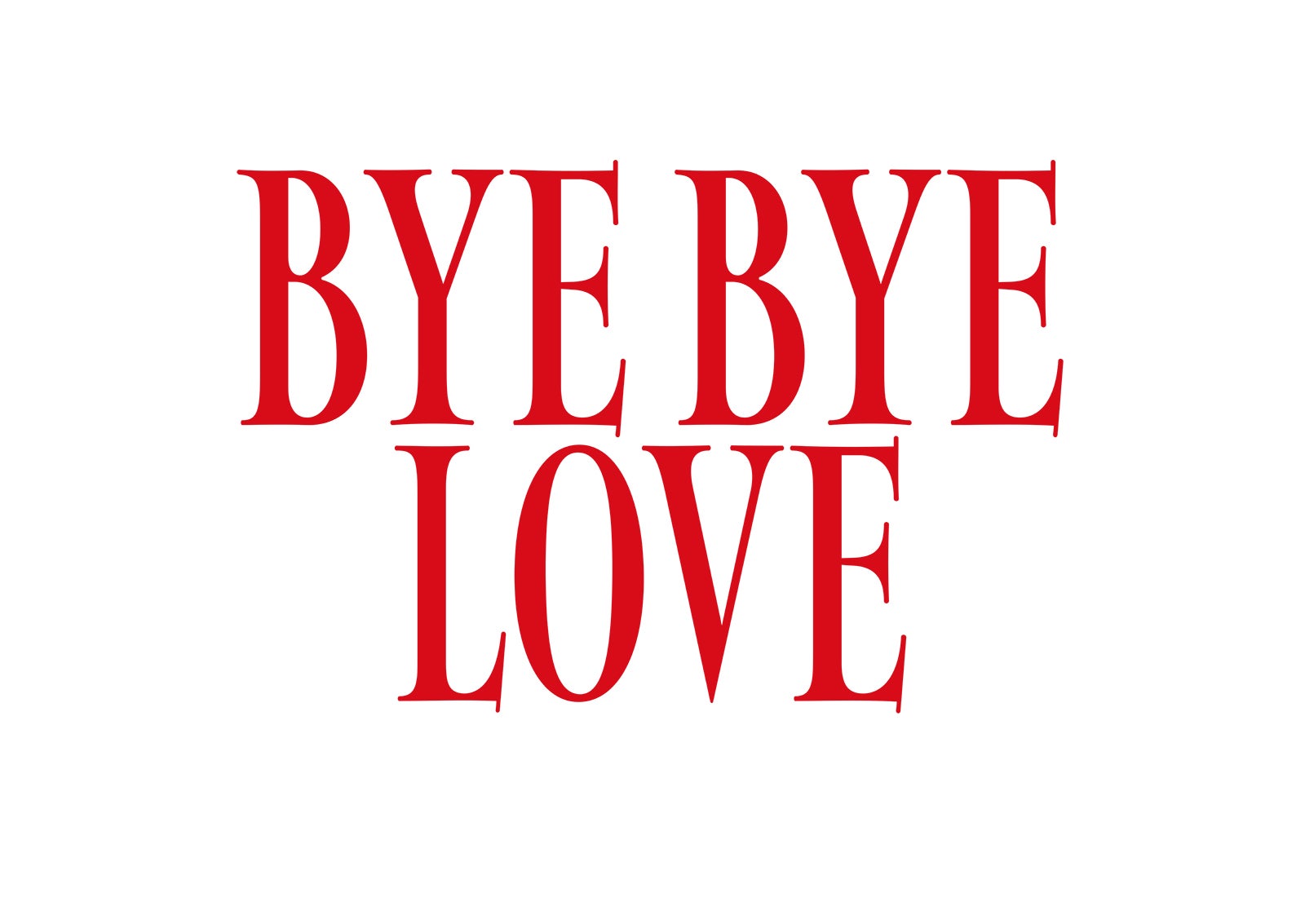 『BYE BYE LOVE 探偵はBARにいる』ロゴ（C）2026「BYE BYE LOVE 探偵はBARにいる」製作委員会