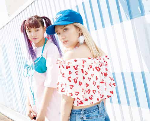 E-girls須田アンナ&YURINO、肌見せが眩しい 新体制後の変化明かす
