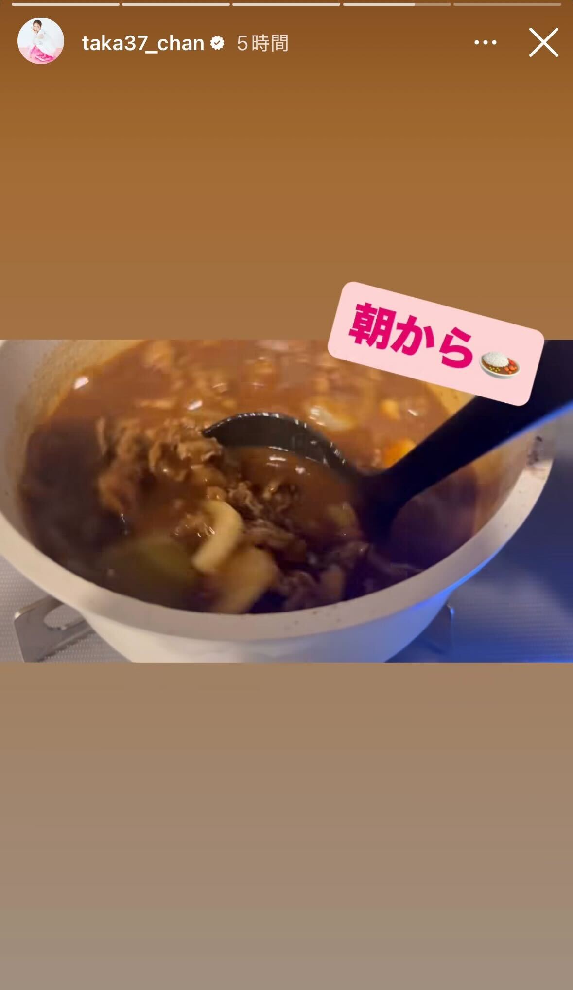高橋みなみInstagramストーリーズより