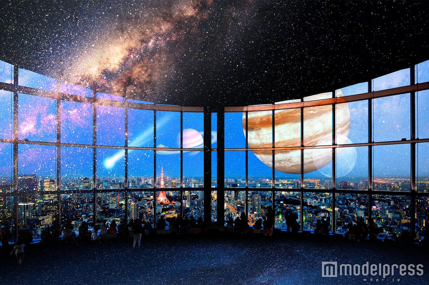 六本木ヒルズで「星空のイルミネーション」夜景×星空のきらめき演出がパワーアップ