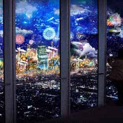 「City Light Fantasy」(展望台南側) /画像提供:近鉄不動産