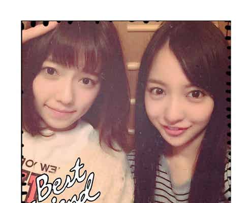 板野友美、AKB48島崎遥香と“ちんぱる”2ショット 「大好きコンビ」ファン歓喜